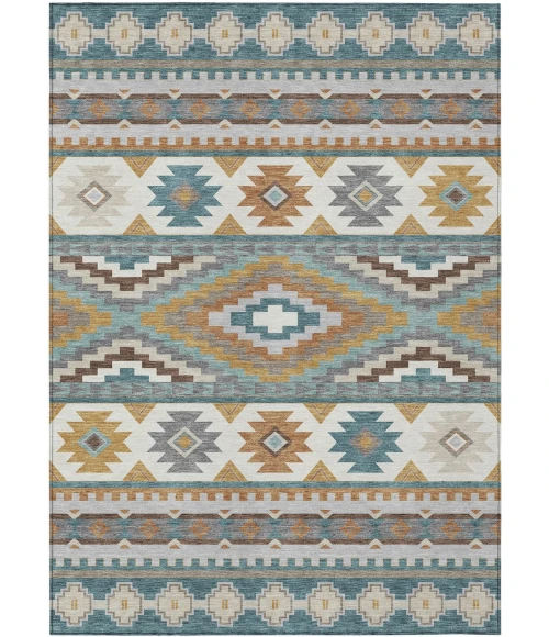 Addison Rugs Chantille Teal ACN2539 8ft. x 10ft. Rect. Rug