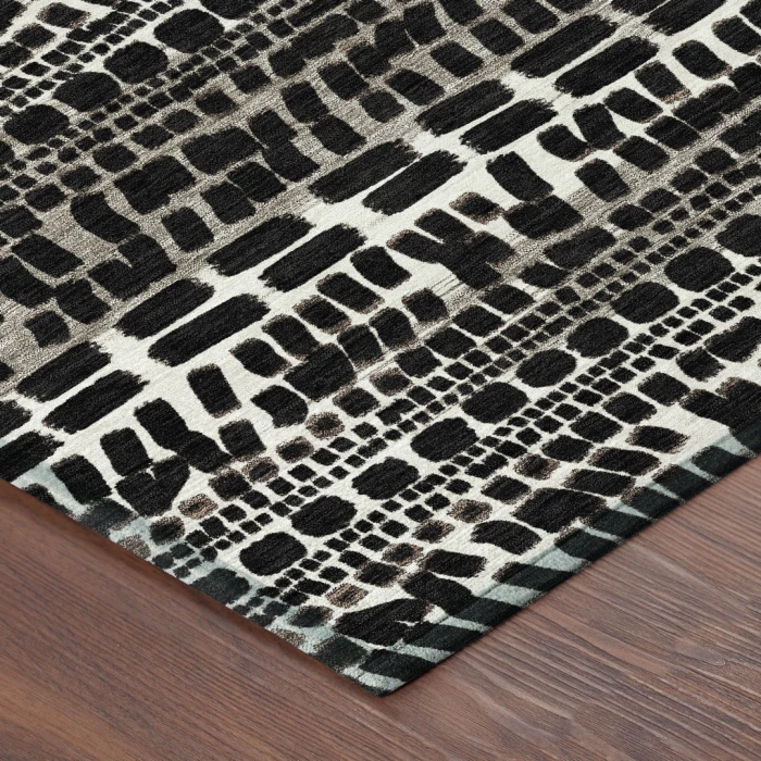Addison Rugs Chantille Black ACN2540 5ft. x 7ft.6in. Rect. Rug