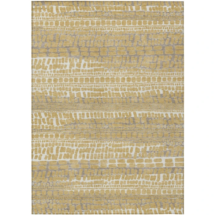Addison Rugs Chantille Gold ACN2540 8ft. x 10ft. Rect. Rug