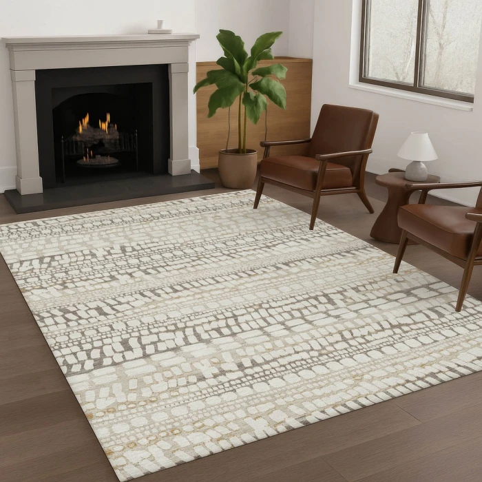 Addison Rugs Chantille Ivory ACN2540 5ft. x 7ft.6in. Rect. Rug