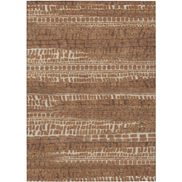 Addison Rugs Chantille Orange ACN2540 9ft. x 12ft. Rect. Rug