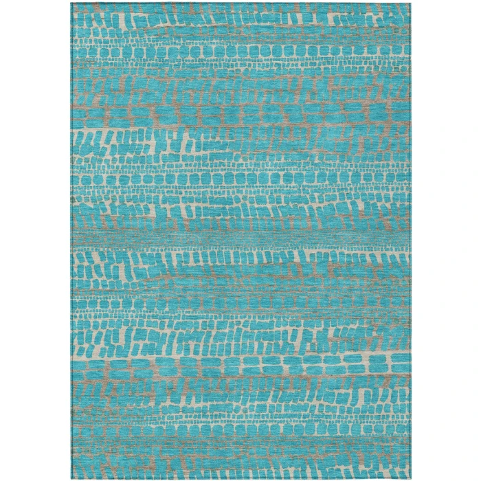 Addison Rugs Chantille Teal ACN2540 5ft. x 7ft.6in. Rect. Rug