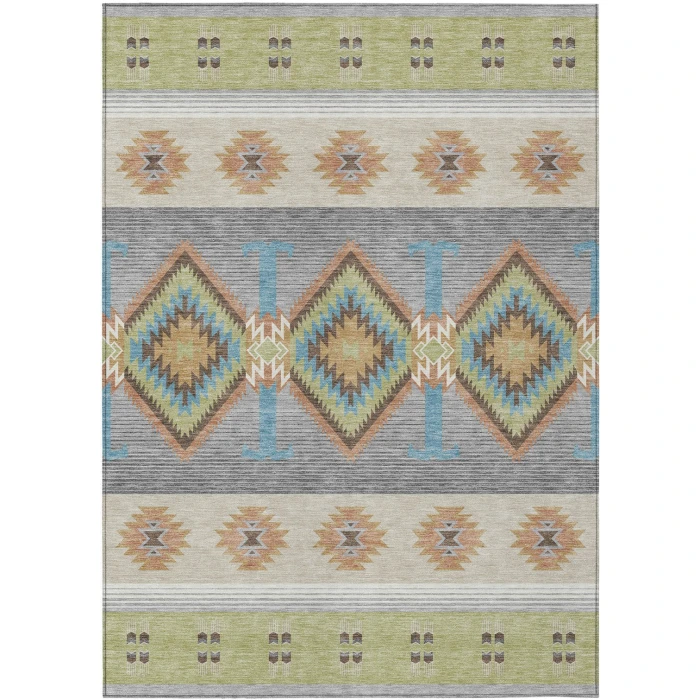 Addison Rugs Chantille Green ACN2541 9ft. x 12ft. Rect. Rug