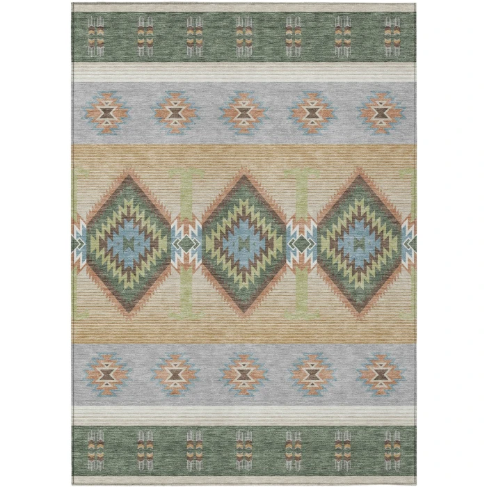 Addison Rugs Chantille Green ACN2541 9ft. x 12ft. Rect. Rug