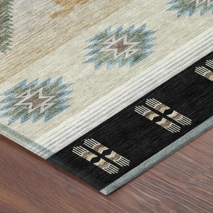 Addison Rugs Chantille Black ACN2541 9ft. x 12ft. Rect. Rug
