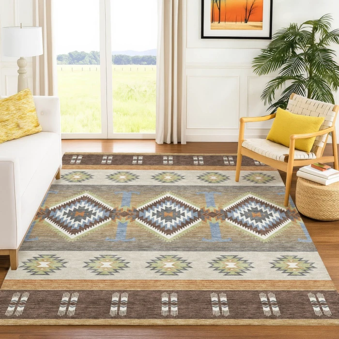 Addison Rugs Chantille Brown ACN2541 9ft. x 12ft. Rect. Rug