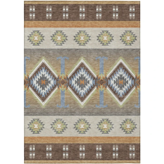 Addison Rugs Chantille Brown ACN2541 9ft. x 12ft. Rect. Rug
