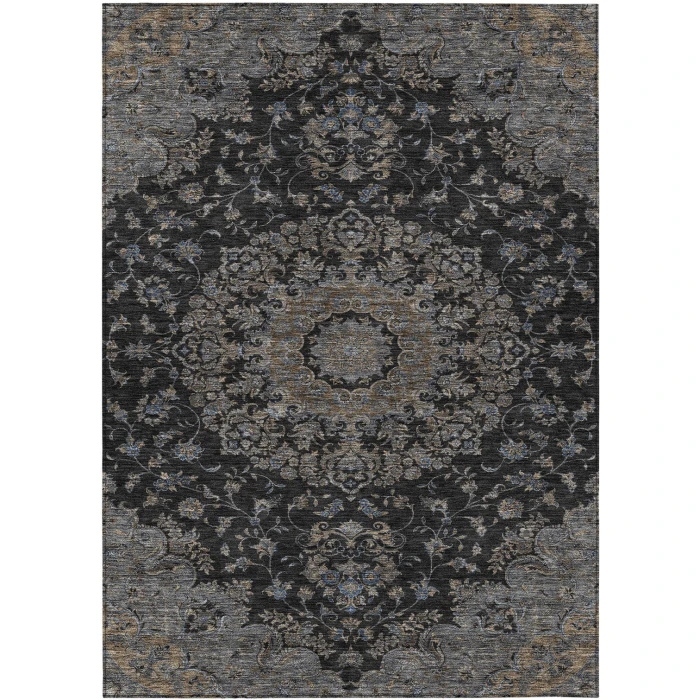 Addison Rugs Chantille Black ACN2543 9ft. x 12ft. Rect. Rug