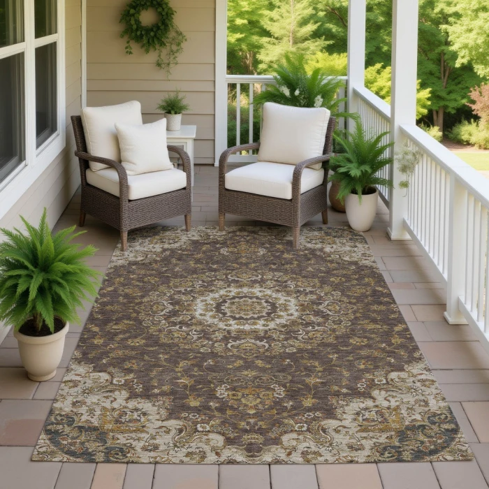 Addison Rugs Chantille Brown ACN2543 8ft. x 10ft. Rect. Rug