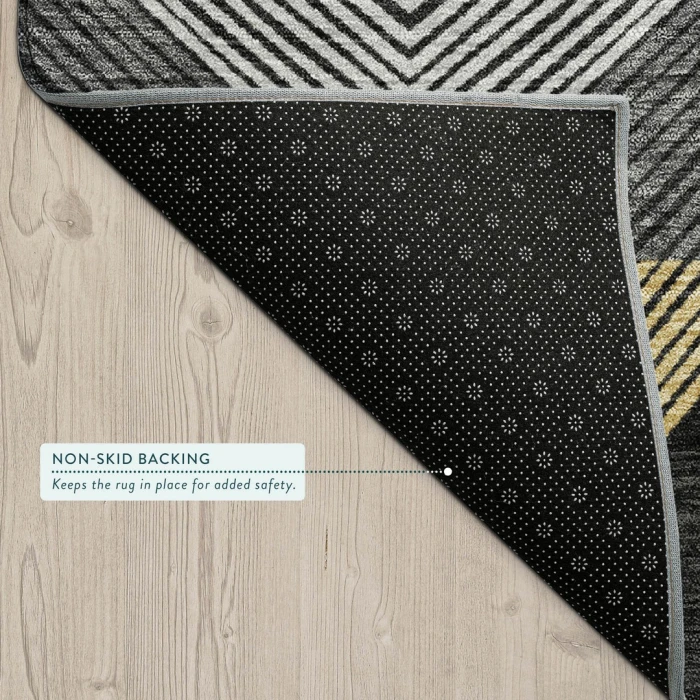 Addison Rugs Chantille Black ACN2545 5ft. x 7ft.6in. Rect. Rug