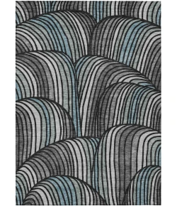 Addison Rugs Chantille Black ACN2546 9ft. x 12ft. Rect. Rug