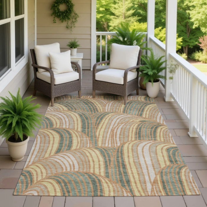 Addison Rugs Chantille Orange ACN2546 5ft. x 7ft.6in. Rect. Rug
