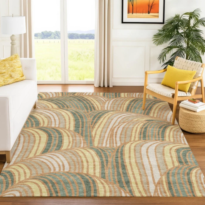 Addison Rugs Chantille Orange ACN2546 5ft. x 7ft.6in. Rect. Rug