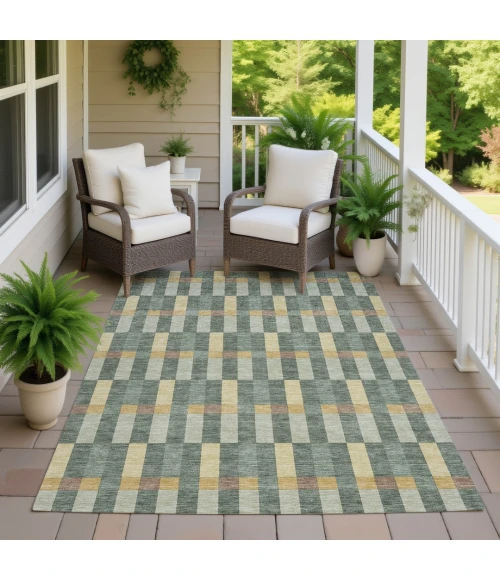 Addison Rugs Chantille Green ACN2548 8ft. x 10ft. Rect. Rug
