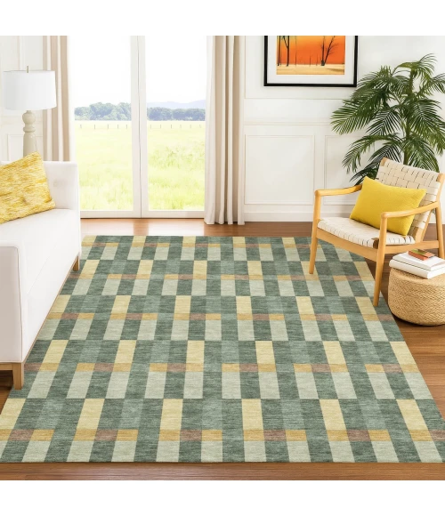 Addison Rugs Chantille Green ACN2548 8ft. x 10ft. Rect. Rug