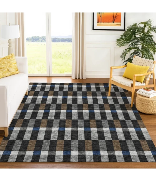 Addison Rugs Chantille Black ACN2548 5ft. x 7ft.6in. Rect. Rug