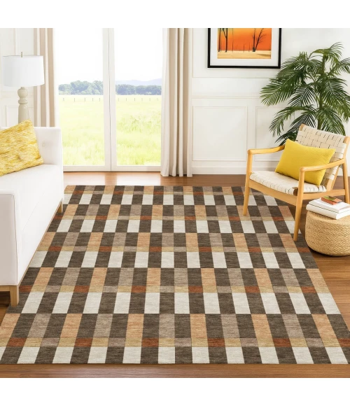 Addison Rugs Chantille Brown ACN2548 5ft. x 7ft.6in. Rect. Rug