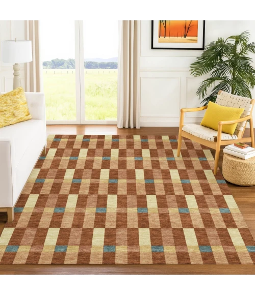 Addison Rugs Chantille Orange ACN2548 8ft. x 10ft. Rect. Rug