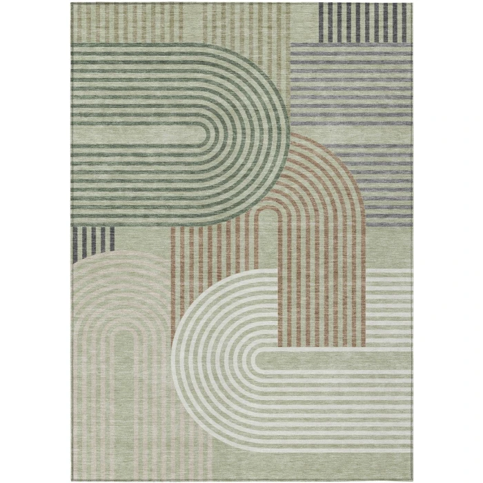 Addison Rugs Chantille Green ACN2549 8ft. x 10ft. Rect. Rug