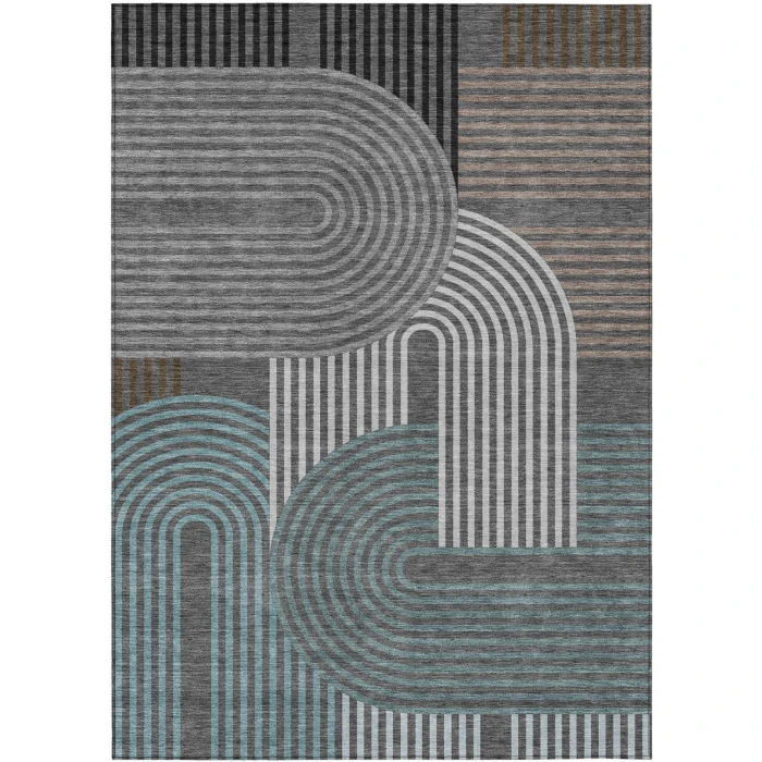 Addison Rugs Chantille Gray ACN2549 5ft. x 7ft.6in. Rect. Rug
