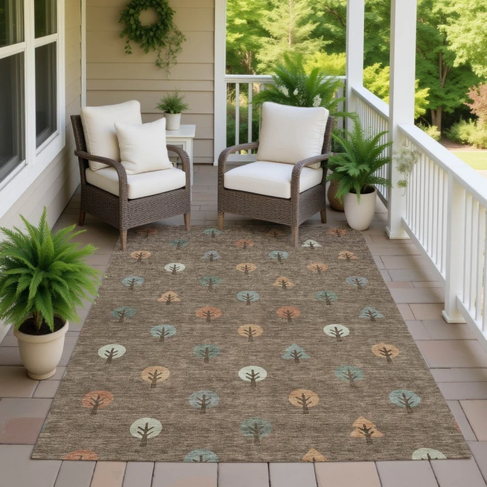 Addison Rugs Chantille Brown ACN2550 8ft. x 10ft. Rect. Rug