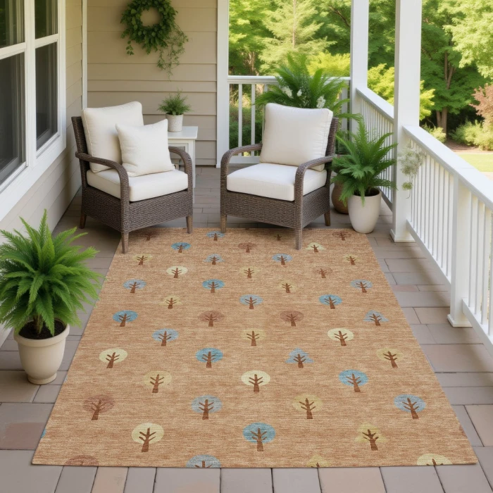 Addison Rugs Chantille Orange ACN2550 5ft. x 7ft.6in. Rect. Rug