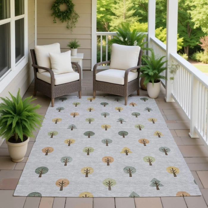 Addison Rugs Chantille Gray ACN2550 9ft. x 12ft. Rect. Rug
