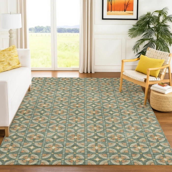 Addison Rugs Chantille Green ACN2552 8ft. x 10ft. Rect. Rug