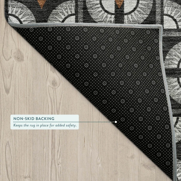 Addison Rugs Chantille Black ACN2552 5ft. x 7ft.6in. Rect. Rug
