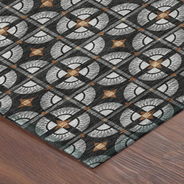 Addison Rugs Chantille Black ACN2552 5ft. x 7ft.6in. Rect. Rug