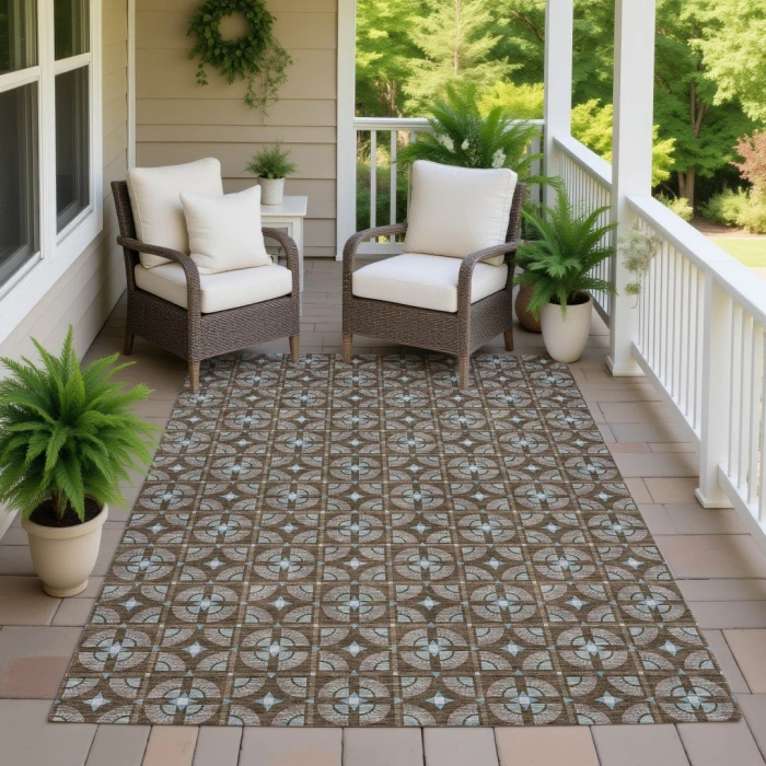 Addison Rugs Chantille Brown ACN2552 9ft. x 12ft. Rect. Rug