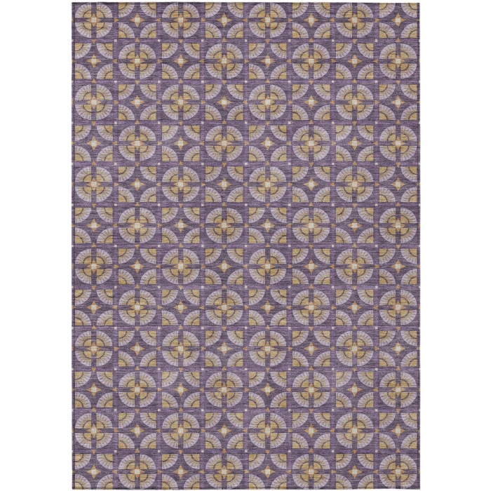 Addison Rugs Chantille Purple ACN2552 5ft. x 7ft.6in. Rect. Rug