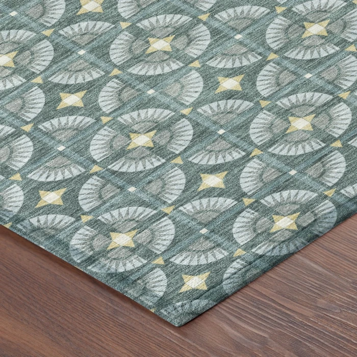 Addison Rugs Chantille Teal ACN2552 8ft. x 10ft. Rect. Rug