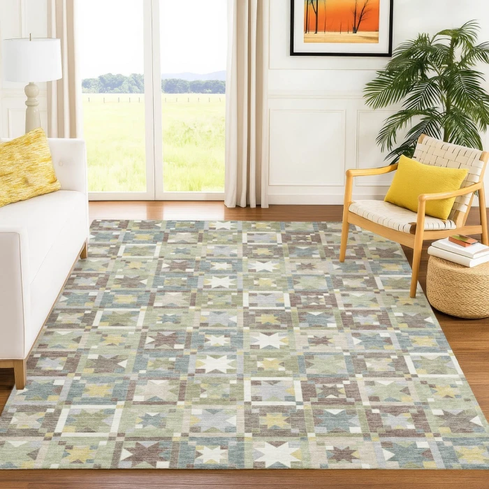Addison Rugs Chantille Green ACN2553 8ft. x 10ft. Rect. Rug