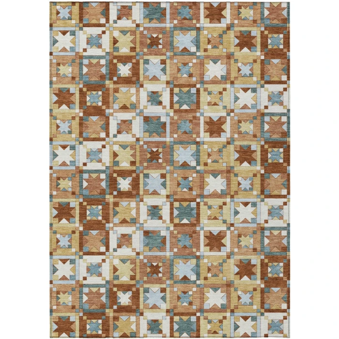 Addison Rugs Chantille Orange ACN2553 5ft. x 7ft.6in. Rect. Rug