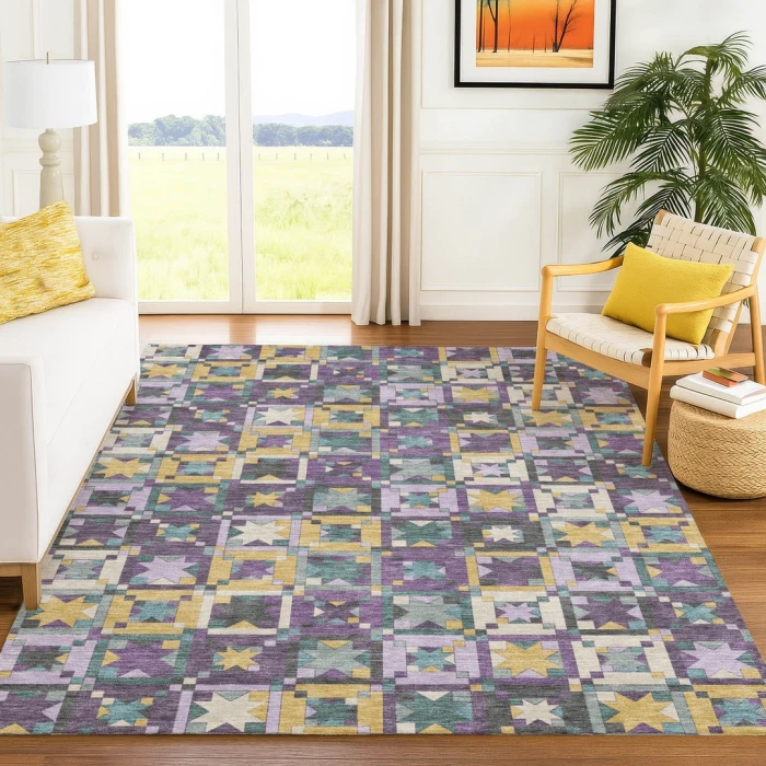 Addison Rugs Chantille Purple ACN2553 8ft. x 10ft. Rect. Rug