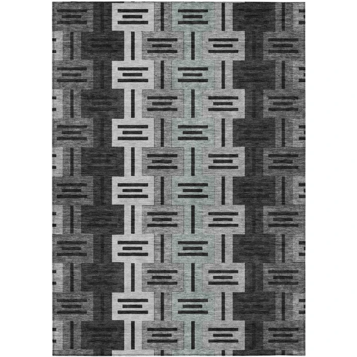 Addison Rugs Chantille Black ACN2556 8ft. x 10ft. Rect. Rug