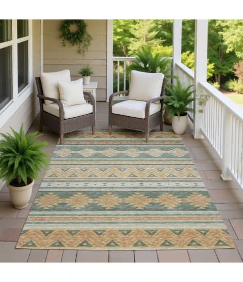 Addison Rugs Chantille Green ACN2561 5ft. x 7ft.6in. Rect. Rug