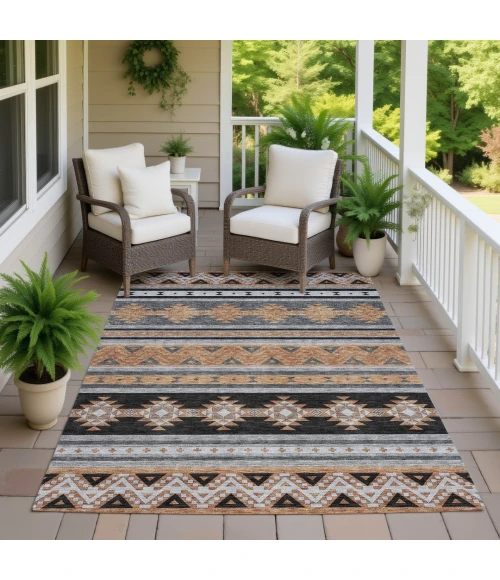 Addison Rugs Chantille Black ACN2561 5ft. x 7ft.6in. Rect. Rug