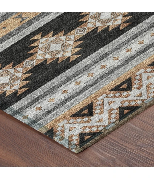 Addison Rugs Chantille Black ACN2561 5ft. x 7ft.6in. Rect. Rug