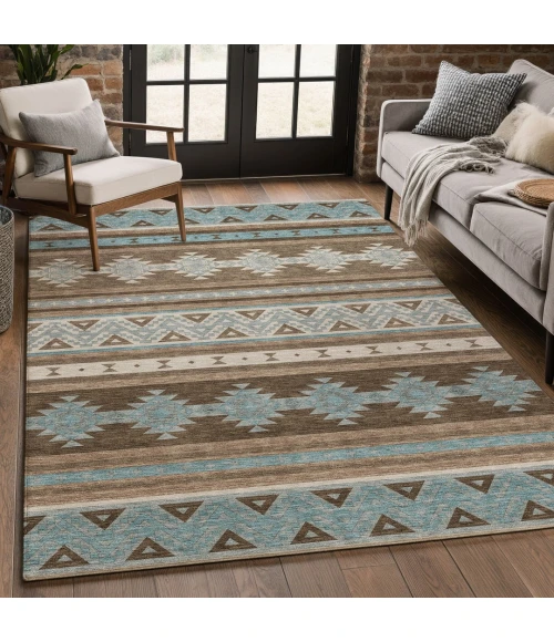 Addison Rugs Chantille Brown ACN2561 5ft. x 7ft.6in. Rect. Rug
