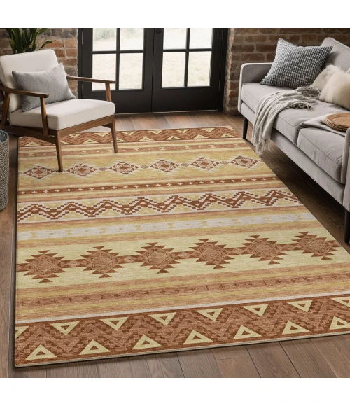 Addison Rugs Chantille Gold ACN2561 5ft. x 7ft.6in. Rect. Rug