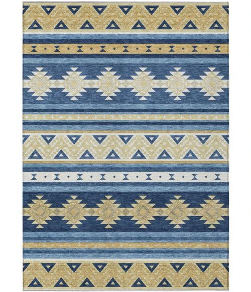 Addison Rugs Chantille Blue ACN2561 5ft. x 7ft.6in. Rect. Rug
