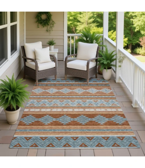 Addison Rugs Chantille Orange ACN2561 5ft. x 7ft.6in. Rect. Rug