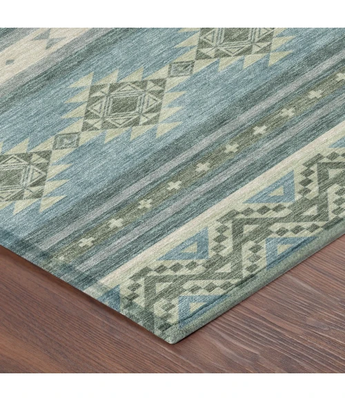 Addison Rugs Chantille Teal ACN2561 5ft. x 7ft.6in. Rect. Rug