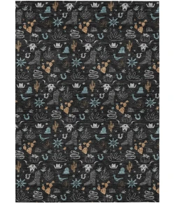 Addison Rugs Chantille Black ACN2562 8ft. x 10ft. Rect. Rug