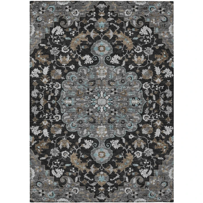 Addison Rugs Chantille Black ACN2564 8ft. x 10ft. Rect. Rug