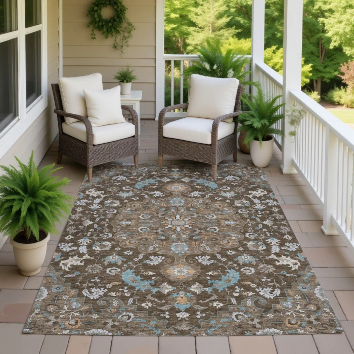 Addison Rugs Chantille Brown ACN2564 8ft. x 10ft. Rect. Rug
