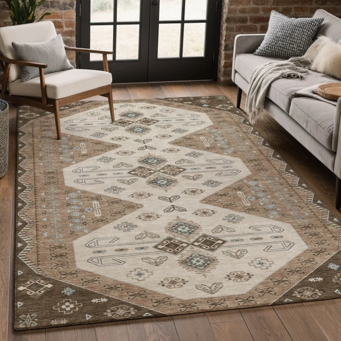 Addison Rugs Chantille Brown ACN2565 5ft. x 7ft.6in. Rect. Rug