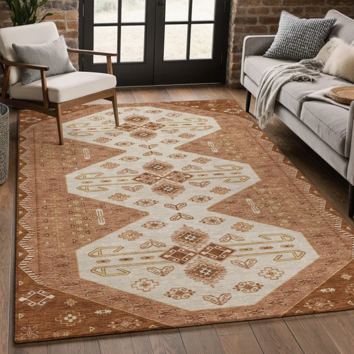 Addison Rugs Chantille Orange ACN2565 5ft. x 7ft.6in. Rect. Rug